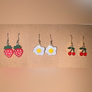 Foodie earrings